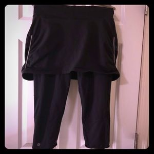 Athleta 2 in 1 skirted leggings